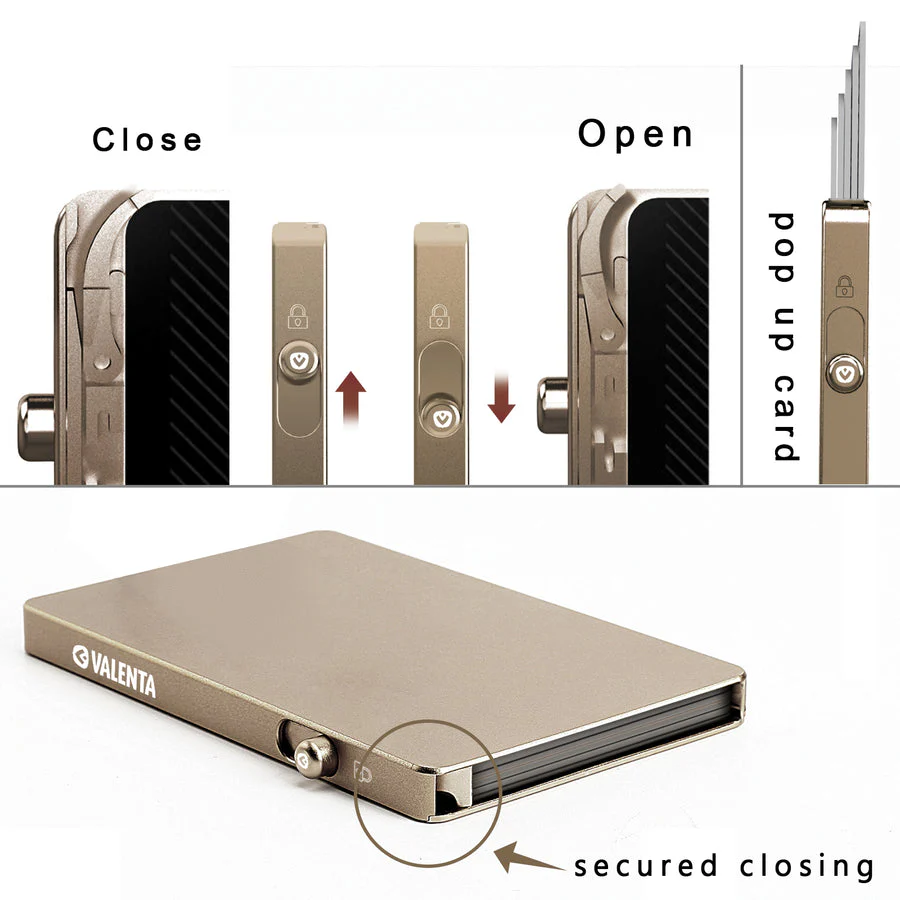 Valenta Cardprotector Aluminium Magsafe Natural Titanium - Image 5