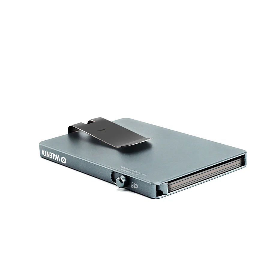 Valenta Cardprotector Aluminium Magsafe with money clip Grey - Image 4