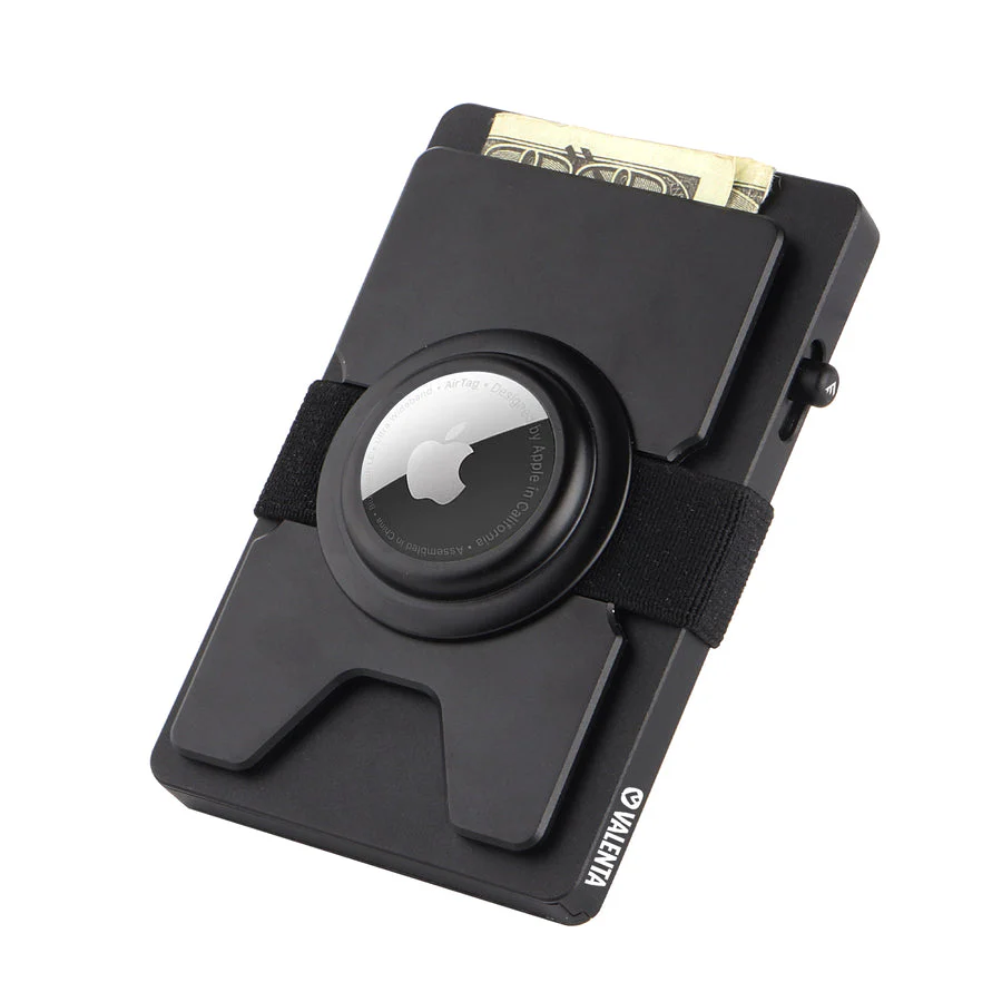 Valenta Cardprotector Aluminium with Airtag holder Black - Image 2