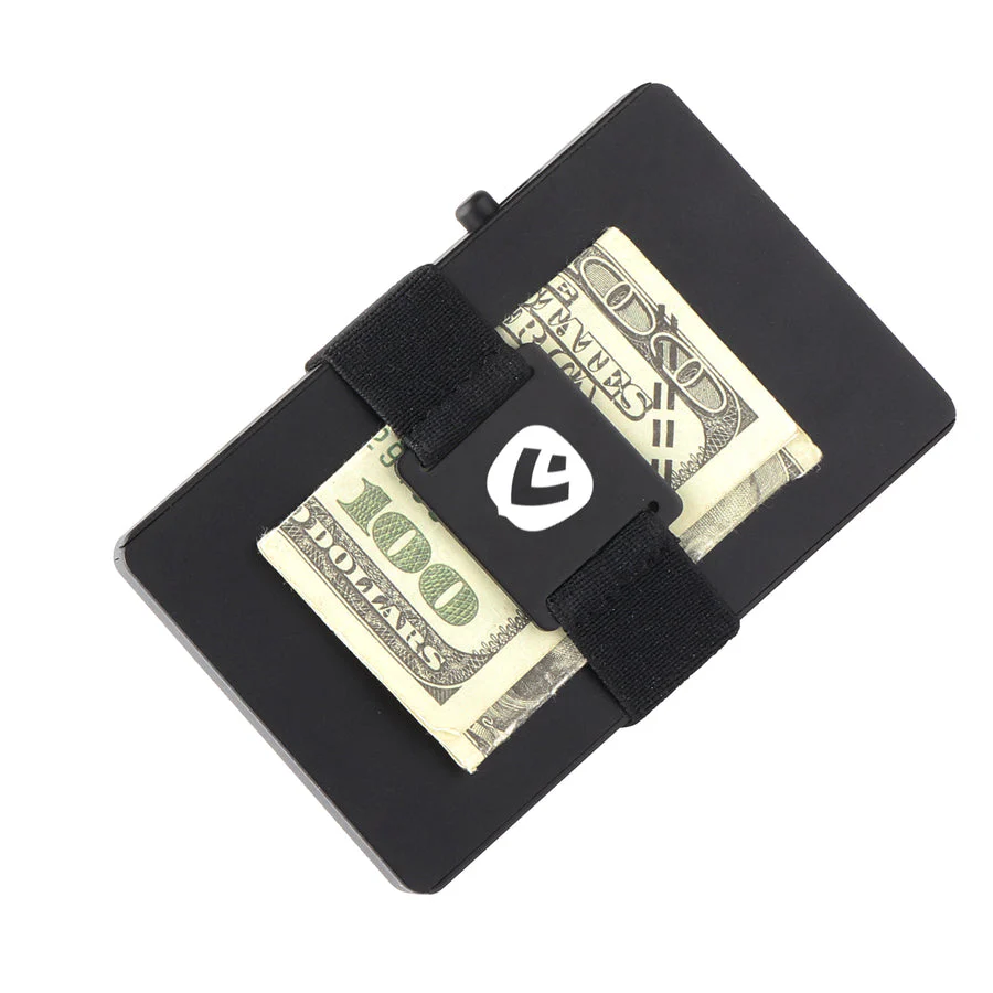 Valenta Cardprotector Aluminium with Airtag holder Black - Image 5